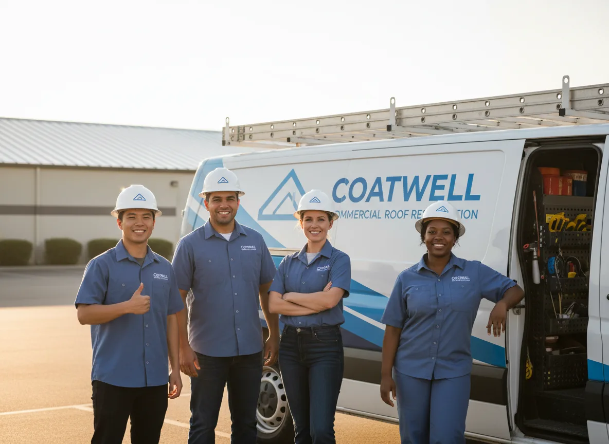 Commercial roof coating company in Luna Pier, MI